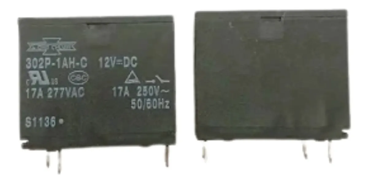 Relé 302p-1ah-c 4 pinos 12v