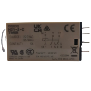 Temporizador Omron H3y-2-c 220vac 5a 8 Pinos Dpdt