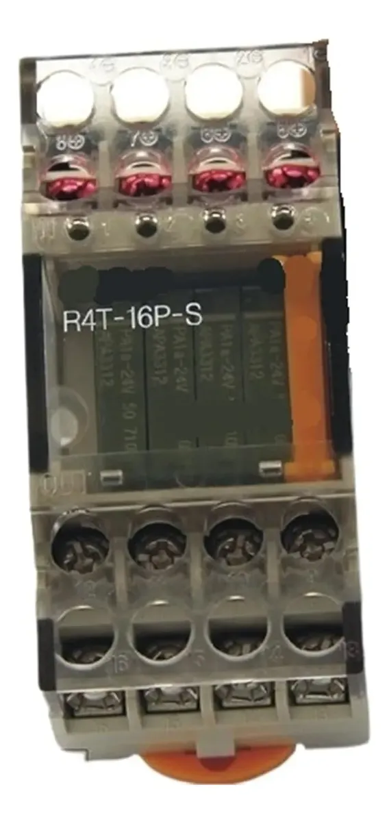 Modulo Rele 4 Canais R4t-16p-s 24vdc 5a Samwon Iolink