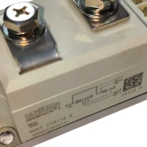 Módulo Tiristor Semikron Skkt 273/16e 270a 1600v Semipack