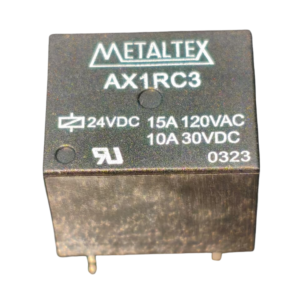 Relé Miniatura Metaltex Ax1rc3 24vcc 15a 5 Pinos Para Pci