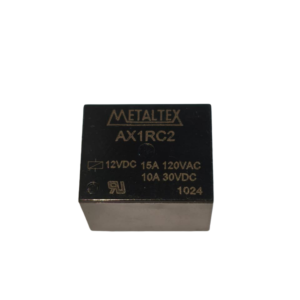 Relé Ax1rc2 Miniatura 15a 12vcc 1rev Ax1rc2 Metaltex