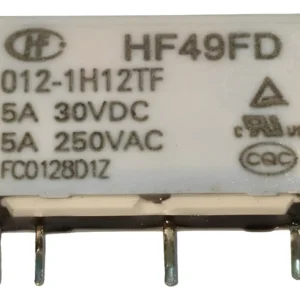 Relé Slim De Potência Hf49fd-012-1h12tf Hongfa 12v 5a